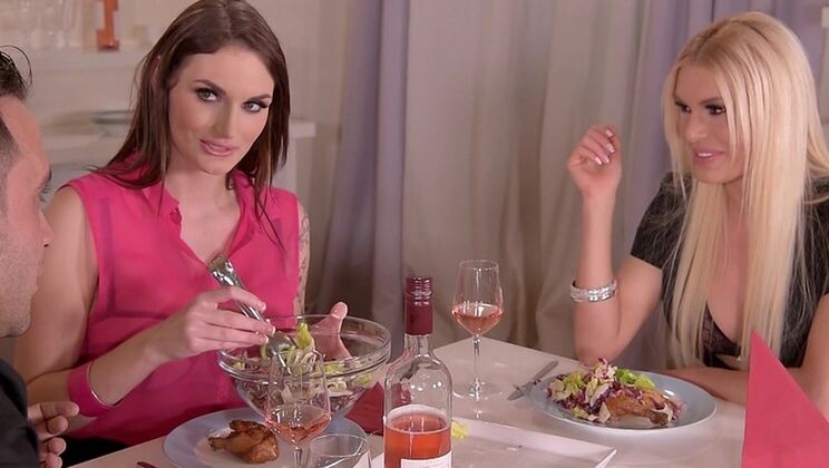 French Lovers Kitana Lure & Marie Clarence Fucked Hard