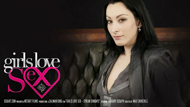 Sexy January Seraph on Sybian