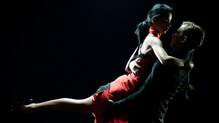 Gina Devine’s Striptease Turns into Rough Fuck & Pussy Licking