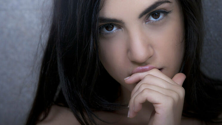 Luna's Lingerie and Bra Striptease