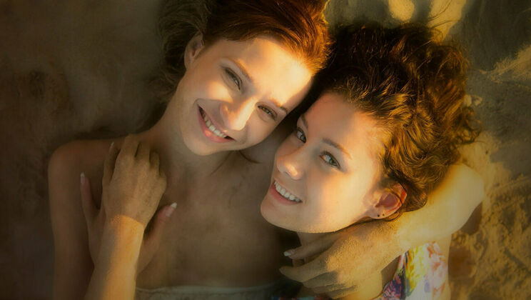 [SexArt] - Curly Brunette Loves Feet