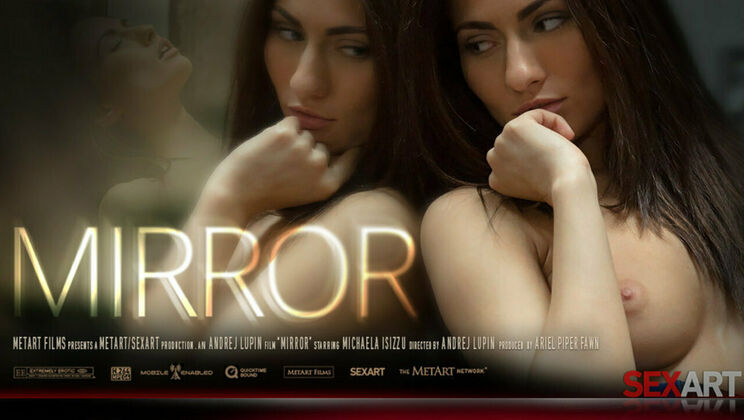 Nipples Exposed in Mirror