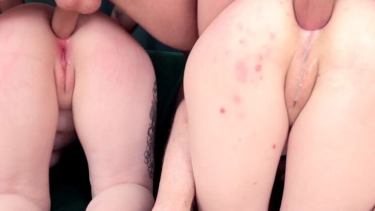 Sofia Rush & Shinobu Kocho in DP Gangbang Fun