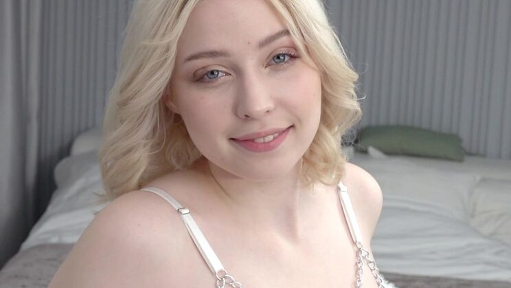 Beautiful Blonde Kira Viburn and Her First BBC Experience