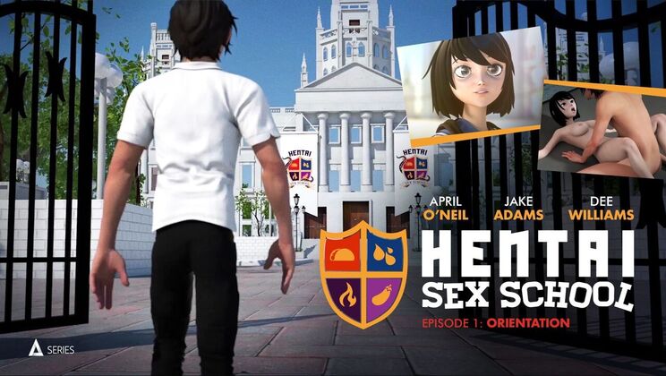 [AdultTimeAnimation] - Big Tits School Girl Gets Fucked - Hentai Episode 1 - Dee Williams - Jake Adams - Whitney Wright - April Oneil - Wolf Hudson