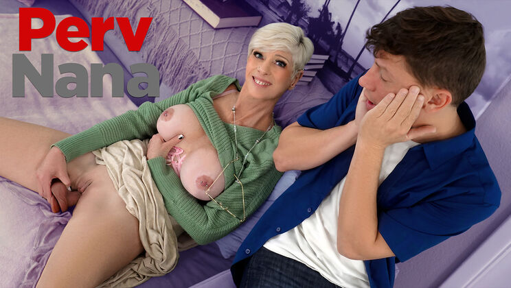 Skinny Blonde with Piercing Sucks Cock in Taboo Scene