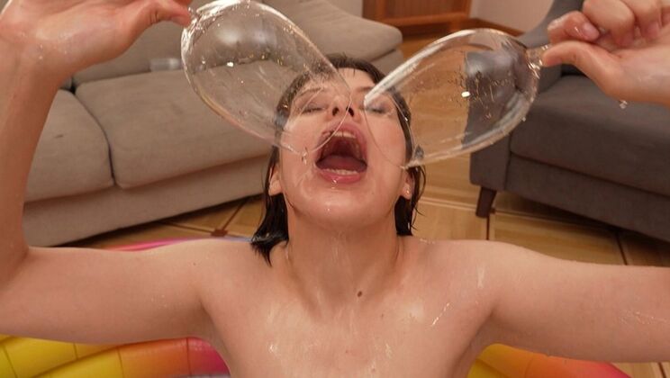 First Gangbang & Ass-To-Mouth for 20yo