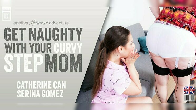 [Mature.nl] - Mature Catherine Can and Teen Serina Gomez in Lesbian Action