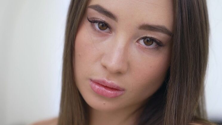 Asian Beauty Enjoys Italian Blowjob and Ass-to-Mouth