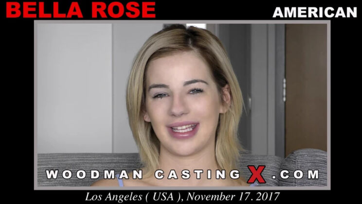 [WoodmanCasting] - Bella Rose's Gorgeous Blowjob Casting Experience