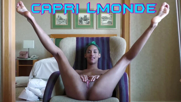 Capri Lmonde's Puffy Nipples and Cumshot