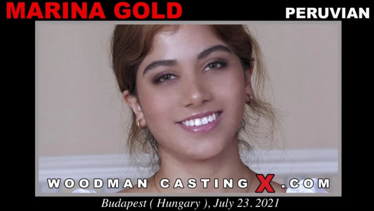 [WoodmanCasting] - Beautiful Young Marina Gold in Rimming Action