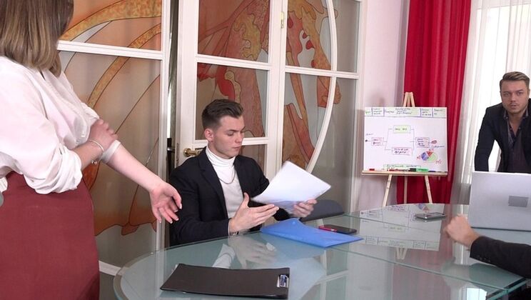 Office Slut Mia Piper Sucks Staff (DP, DVP, DPP, Slaps)