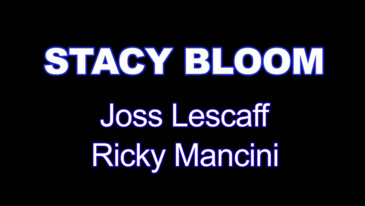 Stacy Bloom's Threesome Includes DP and Blowjob