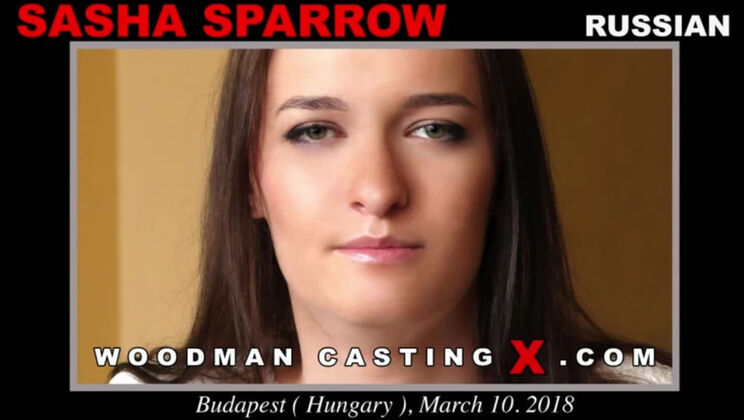[WoodmanCasting] - Blowjob and DP with Sasha Sparrow