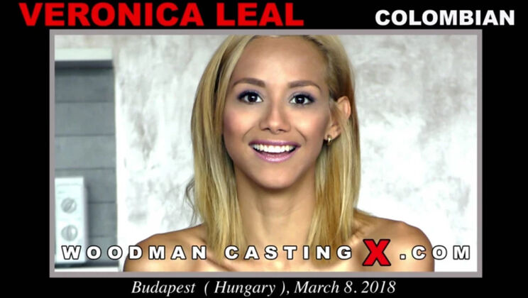 [WoodmanCasting] - Blonde Veronica Leal's Cumshot Celebration