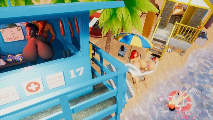 Outdoor Interracial Wave