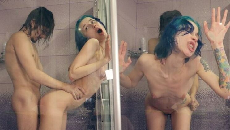 Petite Teenage Laruna Gets Roughly Fucked and Facialed