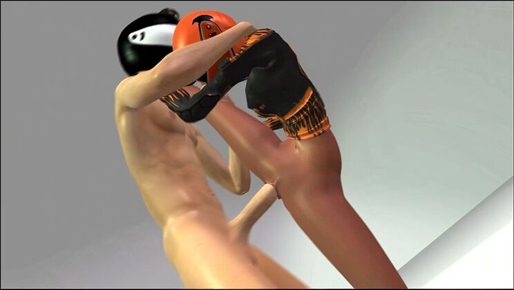 Smooth Pussy Fucked by Huge Animated Cock