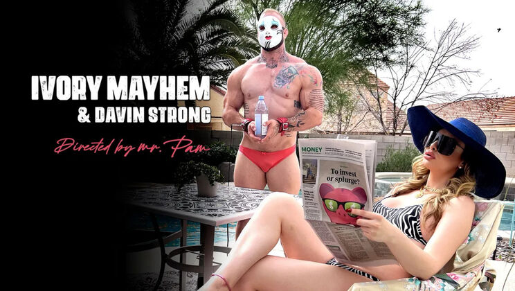 [TSSeduction(Kink)] - Ivory Mayhem's Femdom Frenzy: Davin Strong Gets Feminized - Ivory Mayhem - Davin Strong