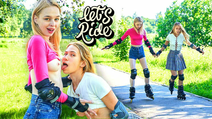 Shaved and Horny: Rollerblading with Nika and Elloise