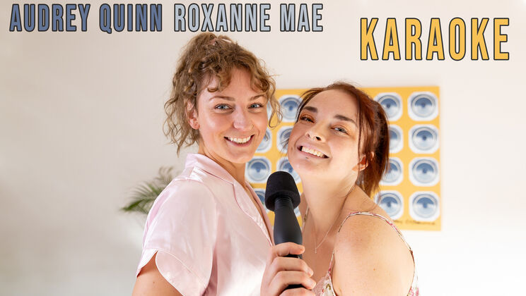 Australian Beauties Audrey Quinn & Roxanne Mae Karaoke