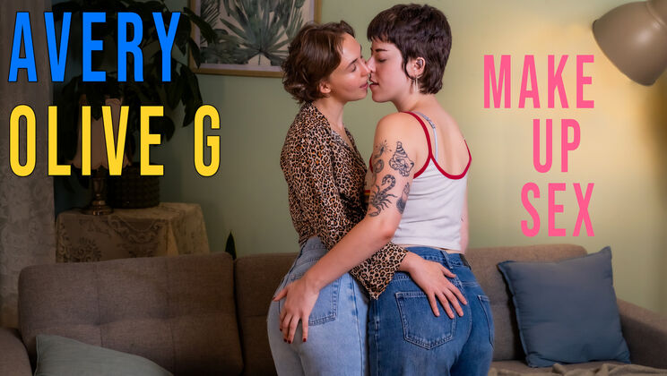 Hairy Lesbian Action with Avery & Olive G