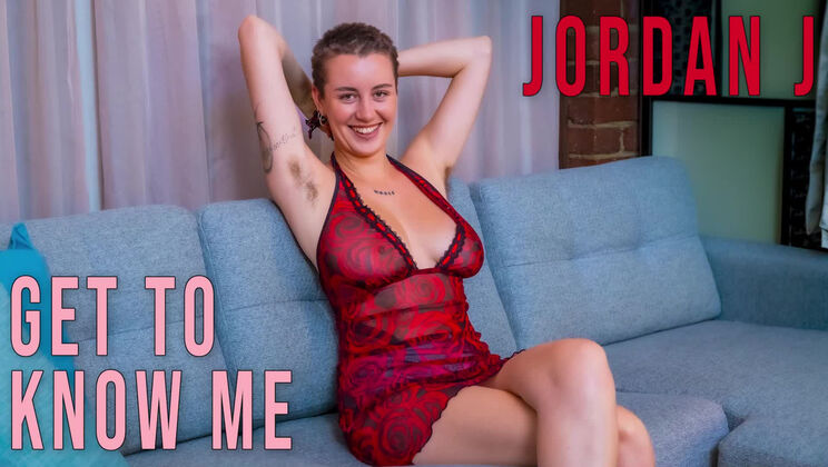 Aussie Babe Jordan J - Hairy and Horny