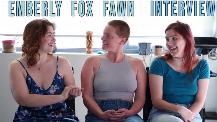 Fox, Fawn, and Emberly Get Down and Dirty