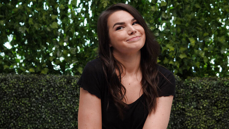 Gemma's Blowjob and Cumshot Audition