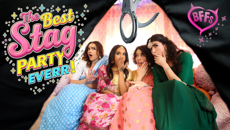 [BFFs] - Bachelorette Party Turns into Crazy Sex Orgy - Naudi Nala - Nina White - Satine Summers - Jason Sarcinelli - Nikki Slick