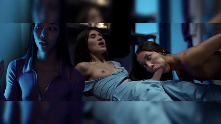 Asian Lesbians Give Head Treatment