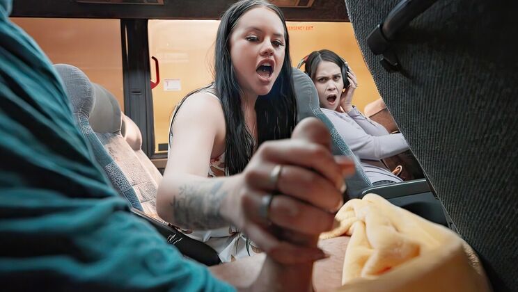 [MOFOS] - Wild Ride on the Bus - Kai Jaxon - Madalina Moon