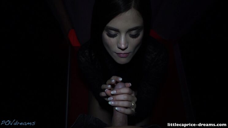 LittleCaprice's Cum in Mouth POV Blowjob