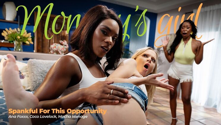 Stepfamily Lesbians in Interracial Threesome