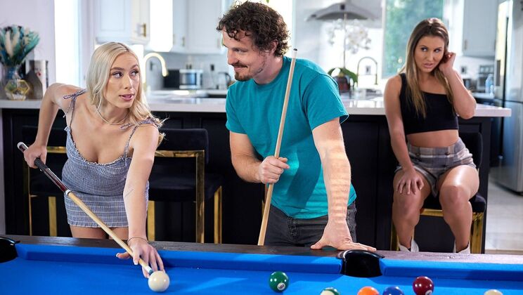 Natural Tits Threesome with Paige