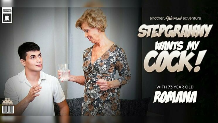 [Mature.nl] - Big Cock Toyboy Fucks Mature Stepgrandma Romana