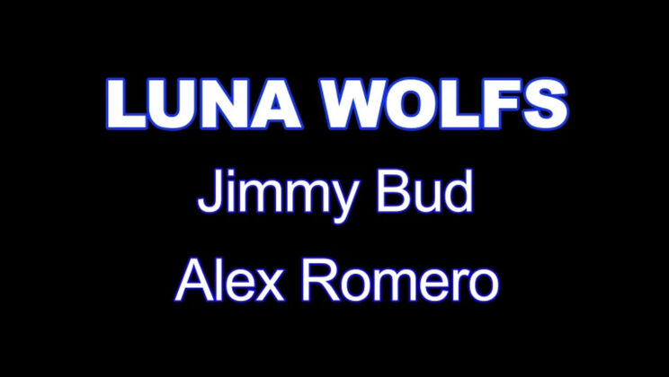 Two young guys wreck Luna Wolfs tight holes