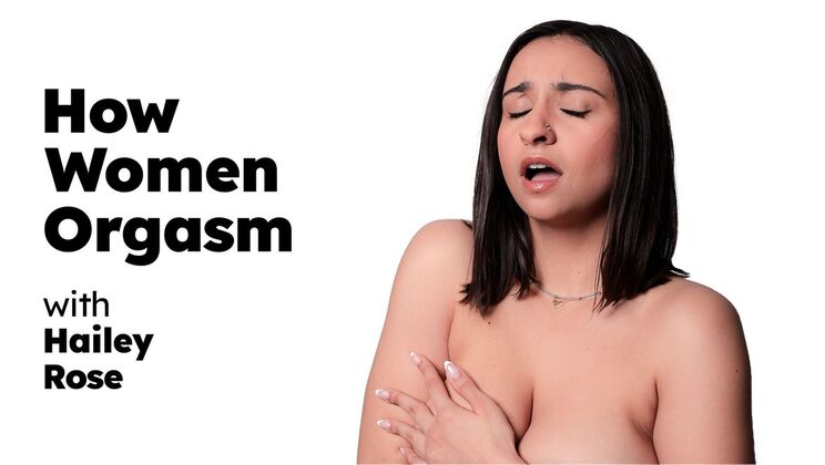 Hailey Rose - Big Tits Latina Makes Herself Orgasm