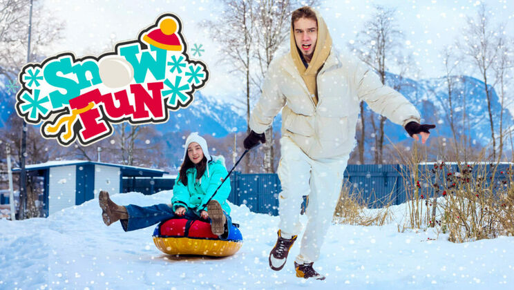 European babe Sia rides Cristafeer deep - natural tits bounce