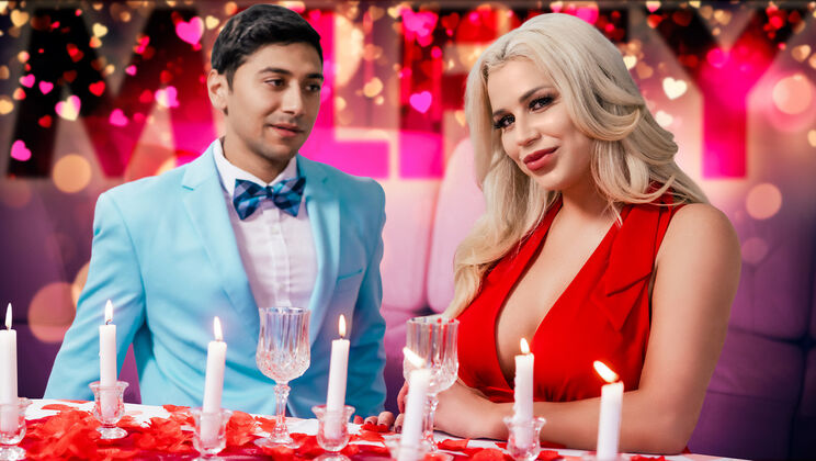 Blonde PAWG Takes Dick Hard on Valentine’s Day