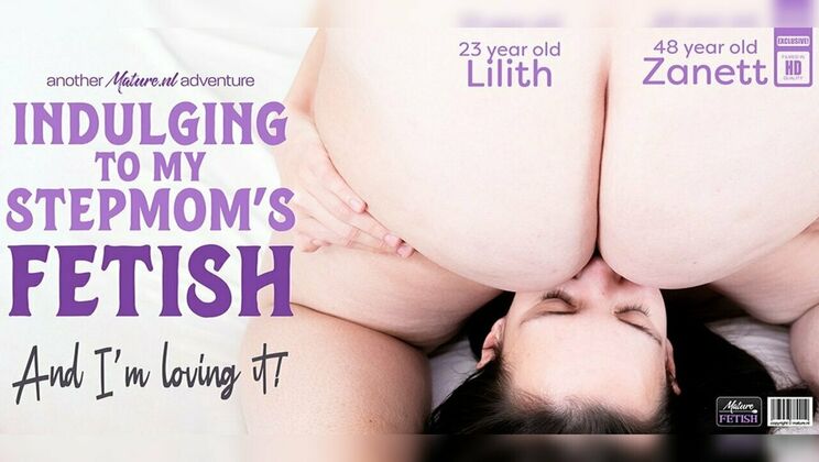 [Mature.nl] - Stepmom Zanett's big ass dominates stepdaughter in hot facesitting