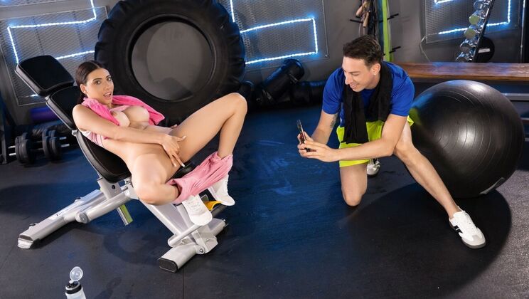Gym Sex – Emily Pink Takes Big Cock Doggystyle