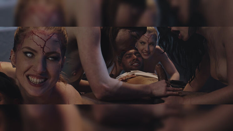 Oliver Davis Fucks 3 Big Tits Girls in Hardcore Group Sex