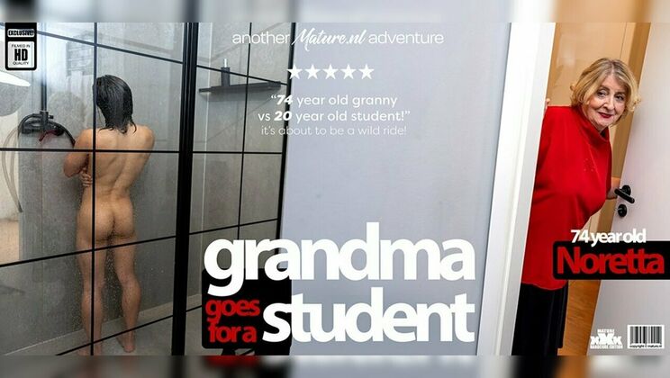 [Mature.nl] - 74-Year-Old Grandma Noretta's Hardcore Blowjob Session - Noretta - Koudai