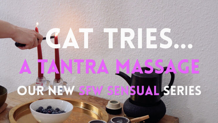 Cat's Tantra Massage Workshop with Zora - Tattoo and Brunette
