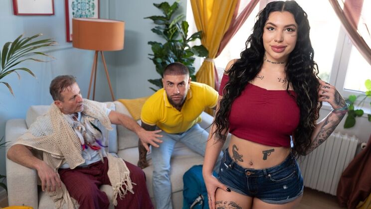 Hot Brunette Sexy Nala Rides Cock in Cowgirl