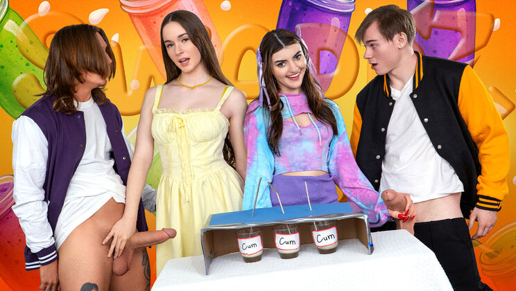 Hairy Pussy Stepsister Swallows Two Thick Loads