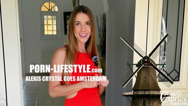 [PornLifestyle] - Blonde Solo Masturbation in Amsterdam Room - Alexis Crystal