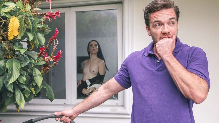 Small Ass Maid In Reverse Cowgirl